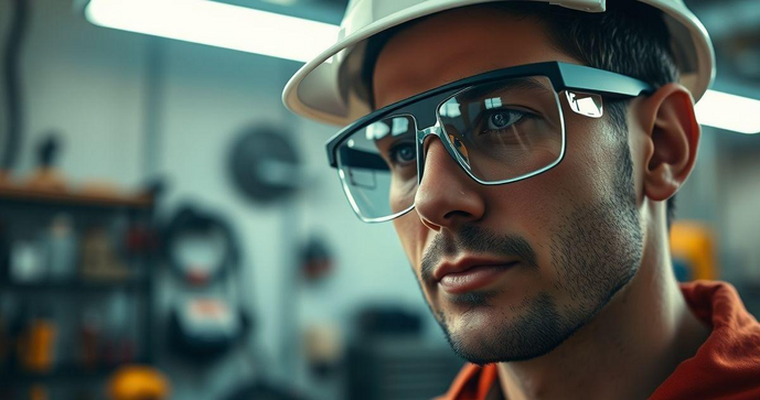 Óculos de segurança para eletricista que protegem e oferecem conforto