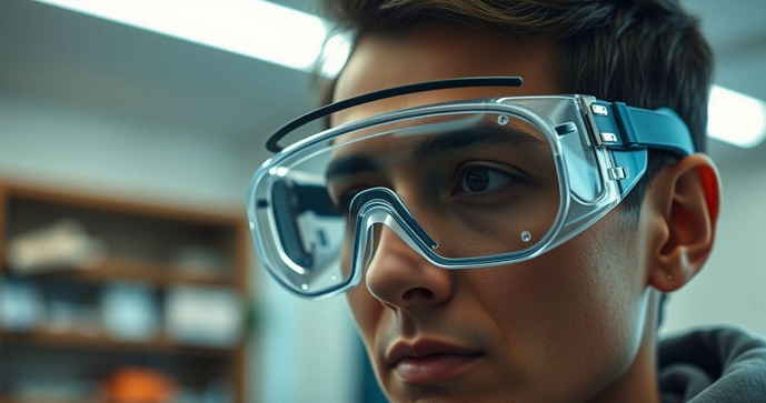 Óculos de Segurança Transparente Para Proteção Eficaz e Confortável