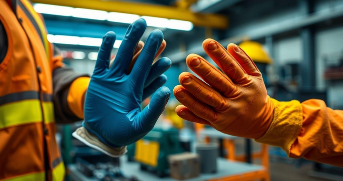 Luva de segurança pigmentada garante proteção e conforto no trabalho